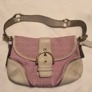 Pink Coach Hobo